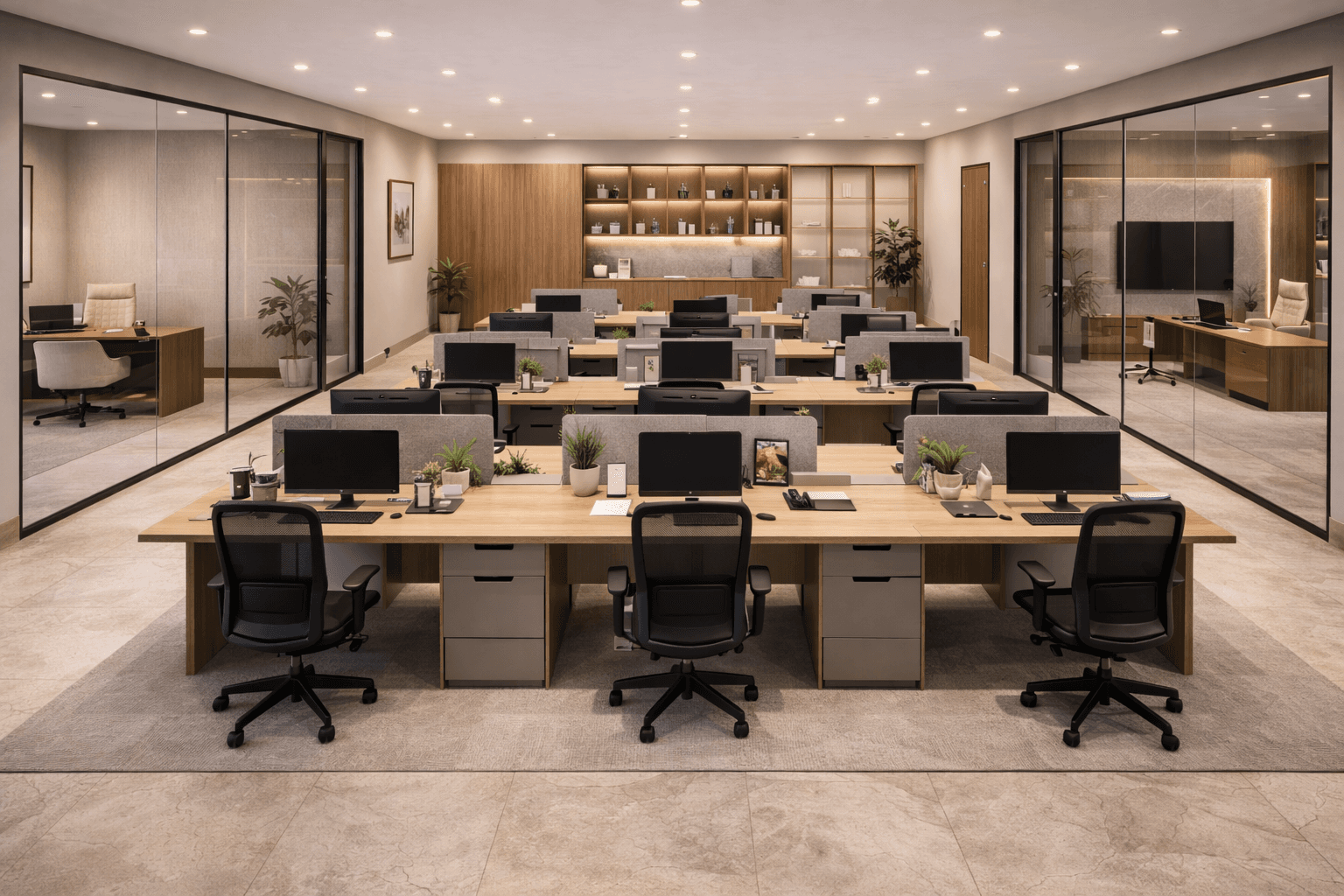 Office Interiors by Sree Ambika Interiors