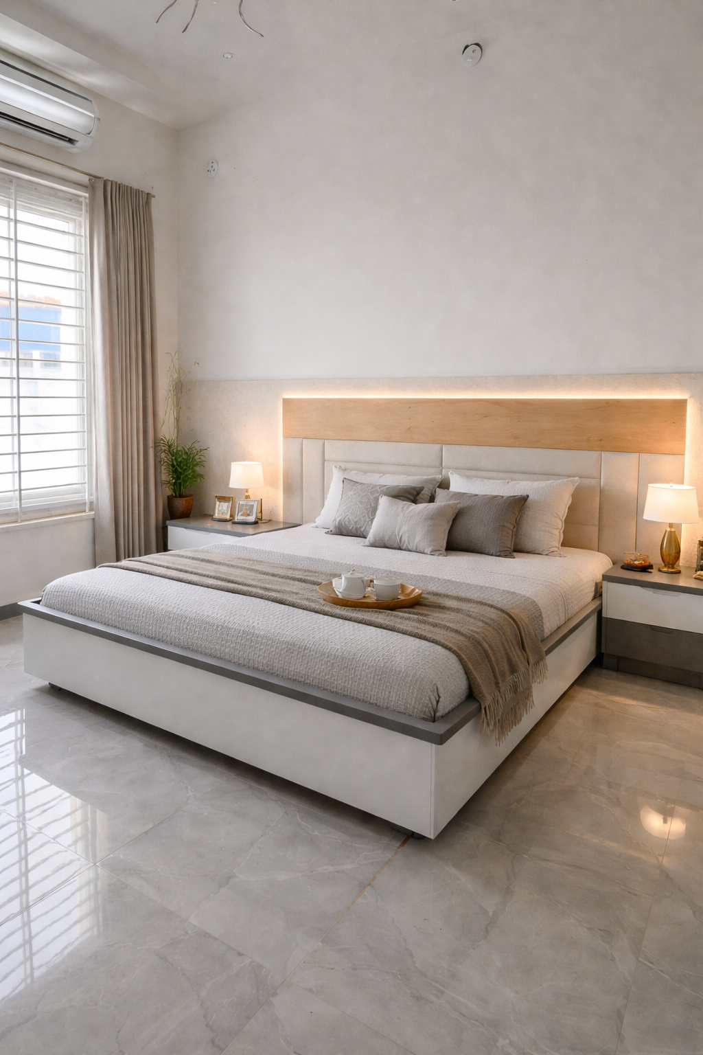 HSR Family Bedroom Suite interior project in HSR Layout, Bangalore