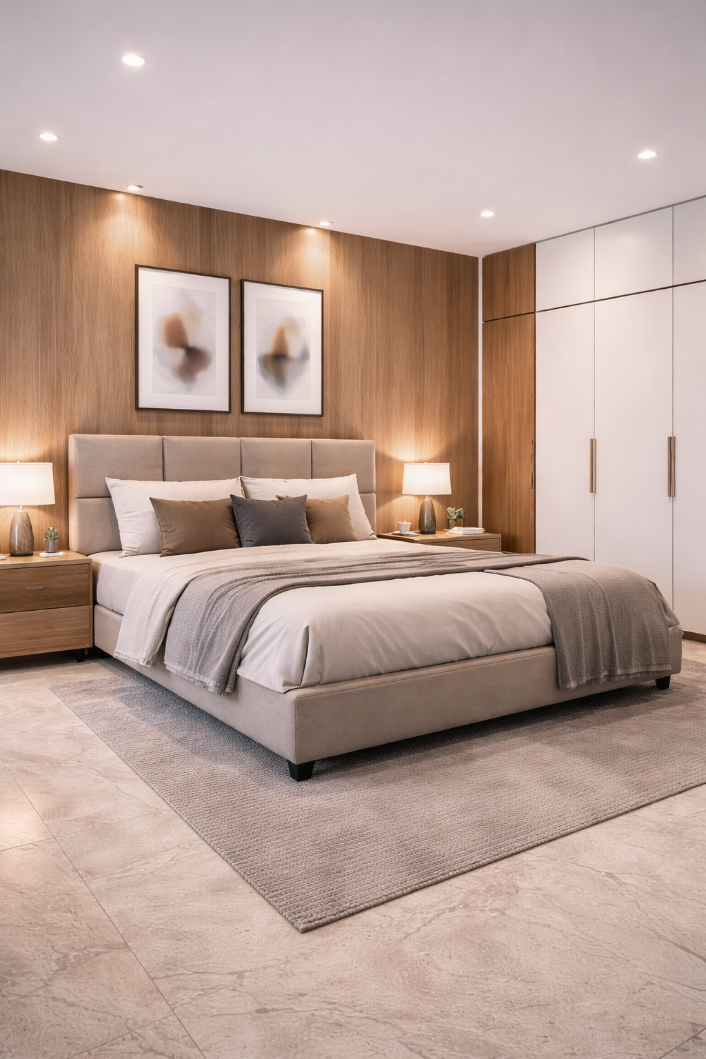 Bedroom in Bangalore by Sree Ambika Interiors